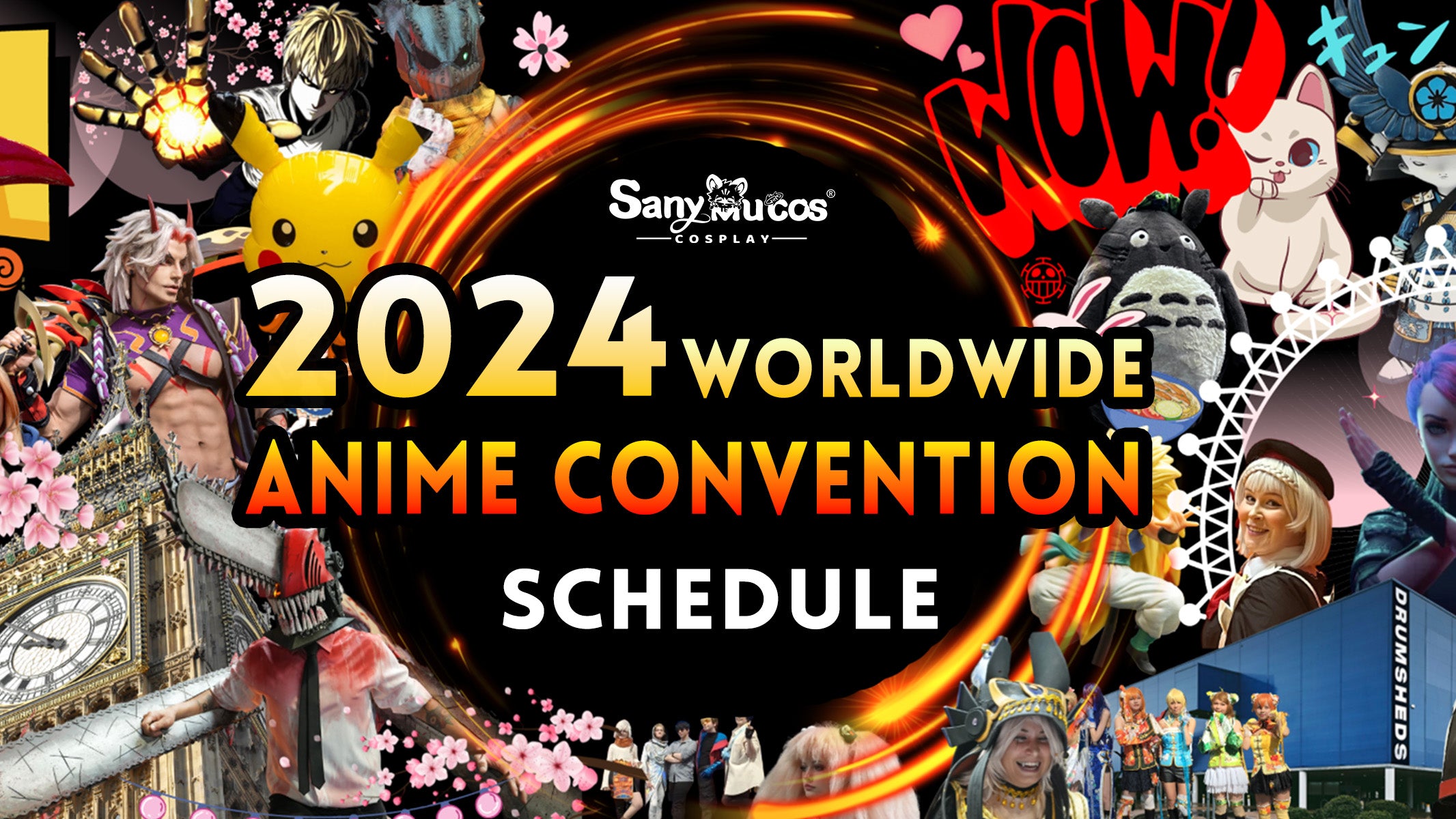 2024 Worldwide Anime Convention Schedule