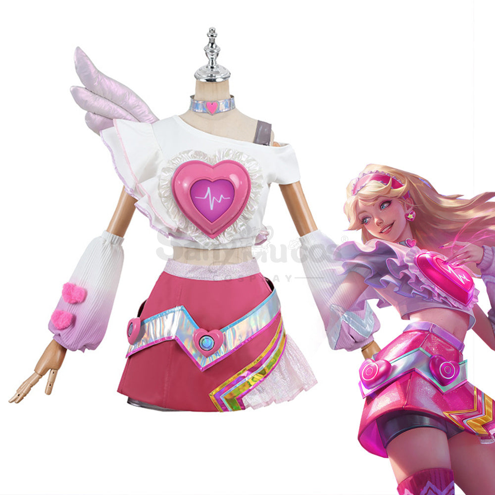 【In Stock】Game League of Legends: Wild Rift Cosplay Lovestruck Lux Cosplay Costume