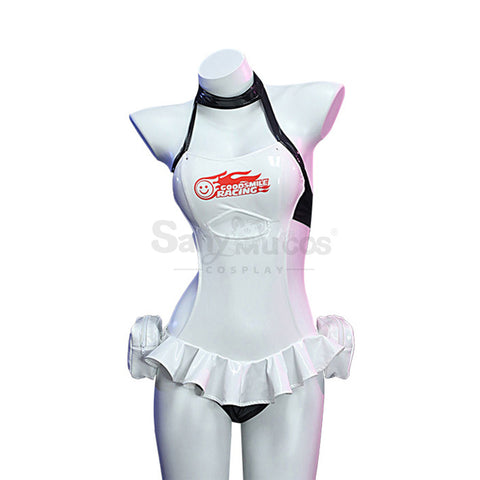 【In Stock】Vocaloid Hatsune Miku Cosplay Racing Miku Swimsuit Cosplay Costume