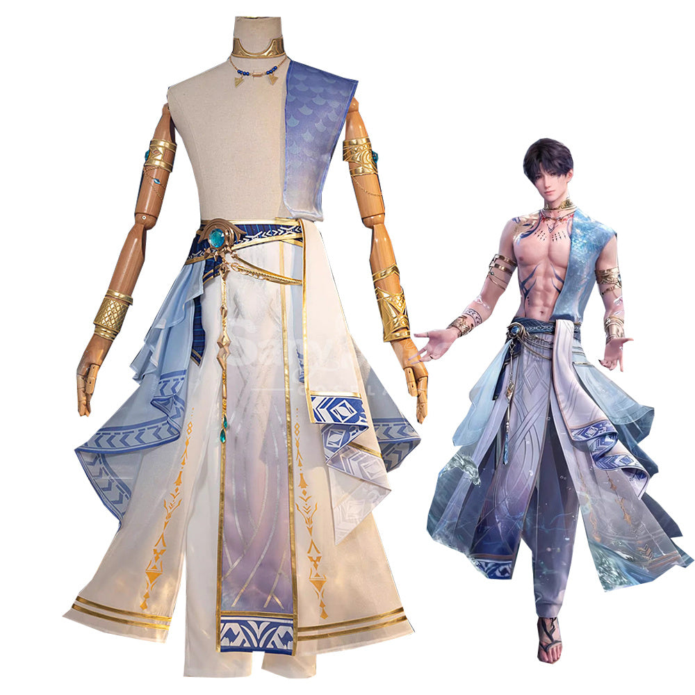 【In Stock】Game Love and Deepspace Cosplay Forgotten Sea Rafayel God of the Tides Cosplay Costume Premium Edition