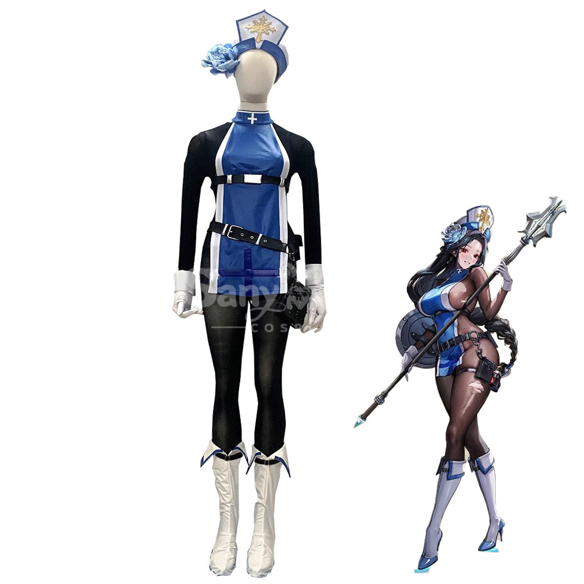 【Custom-Tailor】Game  Goddess of Victory: NIKKE Cosplay Ice Rose Maiden Cosplay Costume