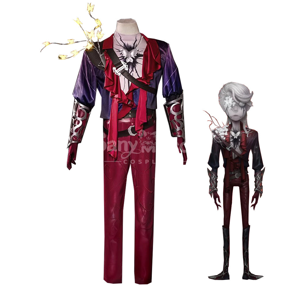 【Pre-Sale】Game Identity V Cosplay Mercenary Naib Subedar Man In Red Costume Premium Edition Costumes