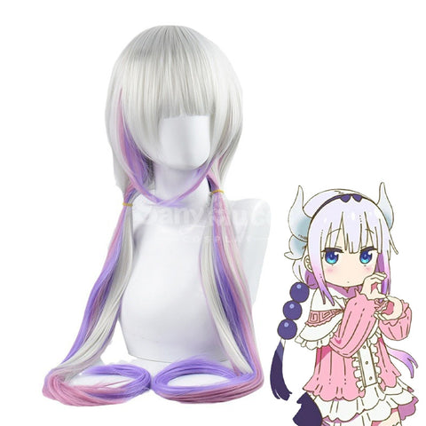 【In Stock】Anime Miss Kobayashi's Dragon Maid Cosplay Kanna Kamui Cosplay Wig