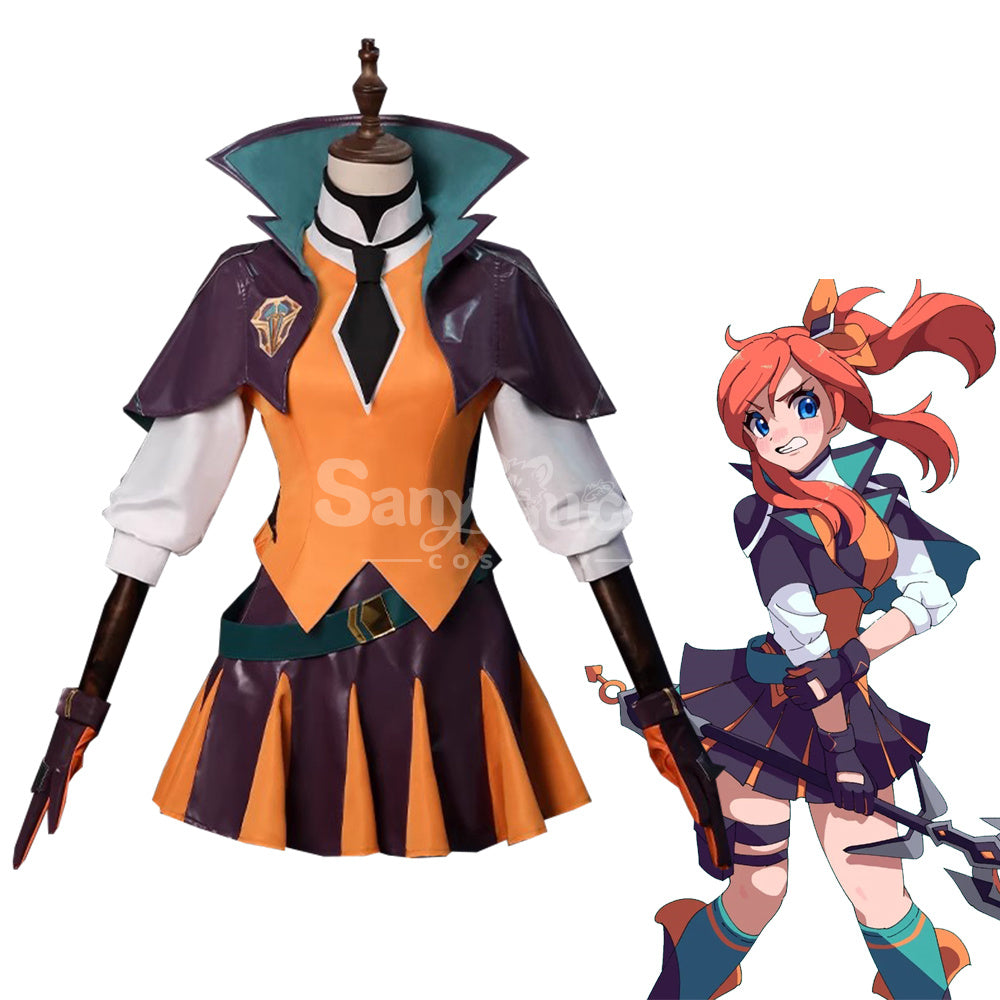 【In Stock】Game League of Legends Cosplay Battle Academia Lux Cosplay Costume Premium Edition