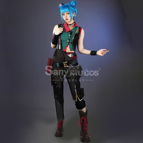 Game League Of Legends Arcane Cosplay Jinx Vest Cosplay Costume Premium Edition