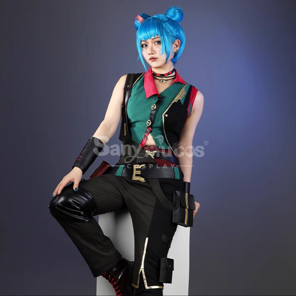 Game League Of Legends Arcane Cosplay Jinx Vest Costume Premium Edition Costumes