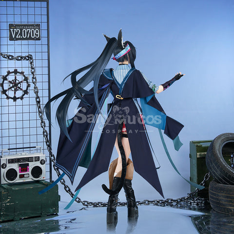 【Pre-Sale】Game Arknights Cosplay Blaze Explosive Blue Flame Cosplay Costume Premium Edition