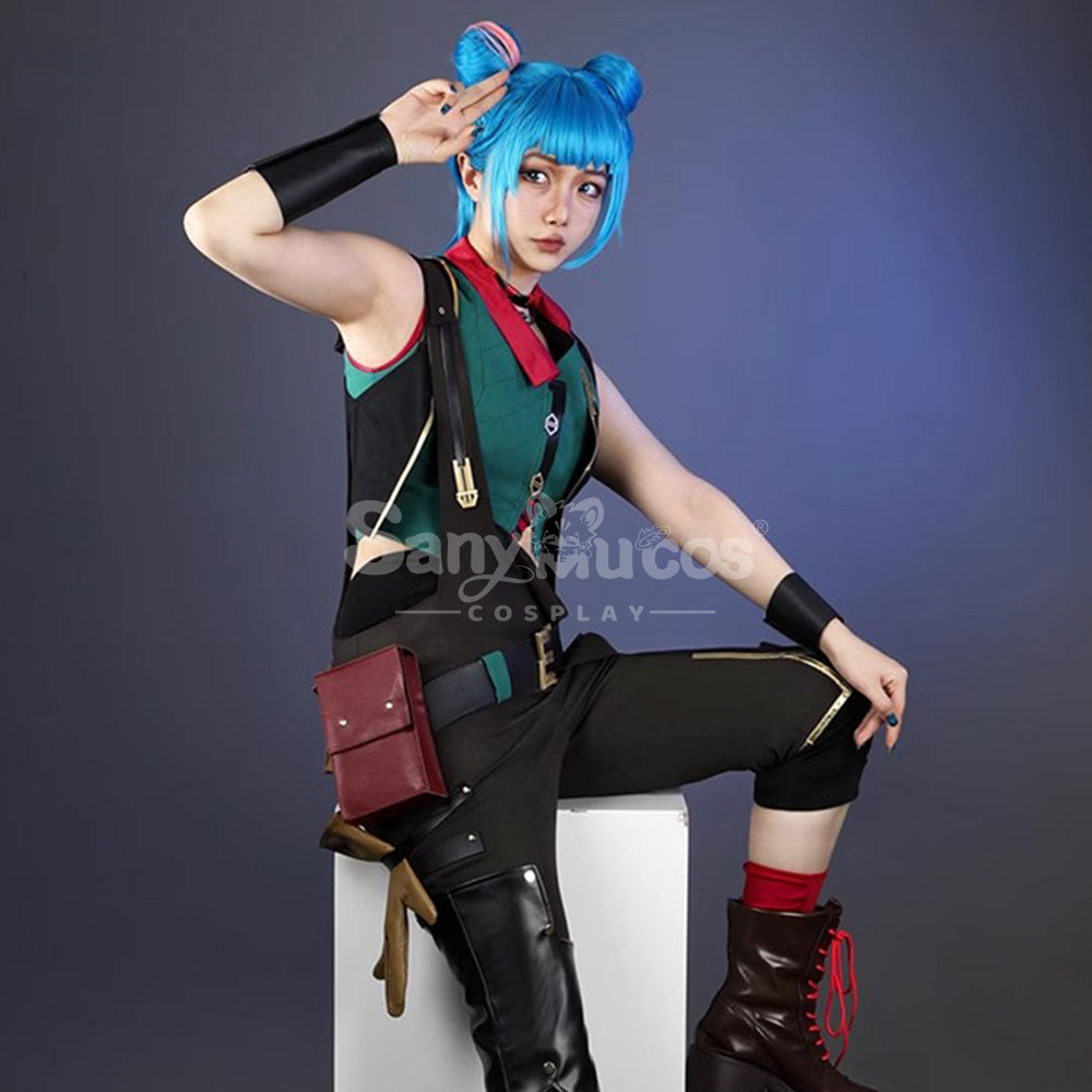 Game League Of Legends Arcane Cosplay Jinx Vest Costume Premium Edition Costumes