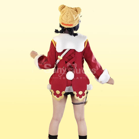 Game Genshin Impact Cosplay Xiangling New Year's Cheer Cosplay Costume