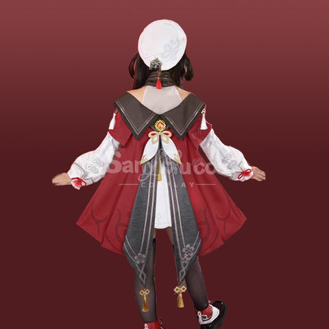 Game Genshin Impact Cosplay Hu Tao Cherries Snow-Laden Cosplay Costume