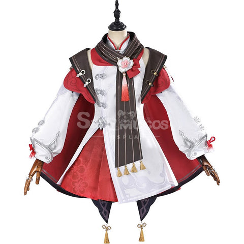 Game Genshin Impact Cosplay Hu Tao Cherries Snow-Laden Cosplay Costume