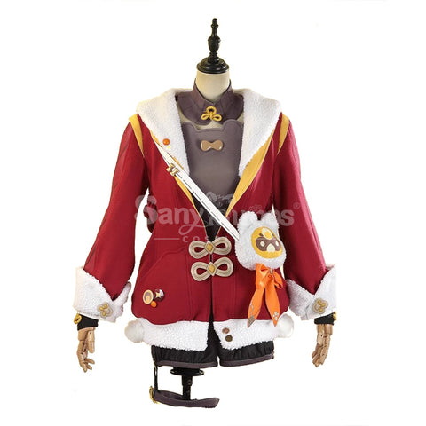 Game Genshin Impact Cosplay Xiangling New Year's Cheer Cosplay Costume