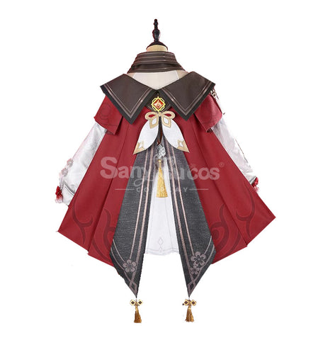 Game Genshin Impact Cosplay Hu Tao Cherries Snow-Laden Cosplay Costume