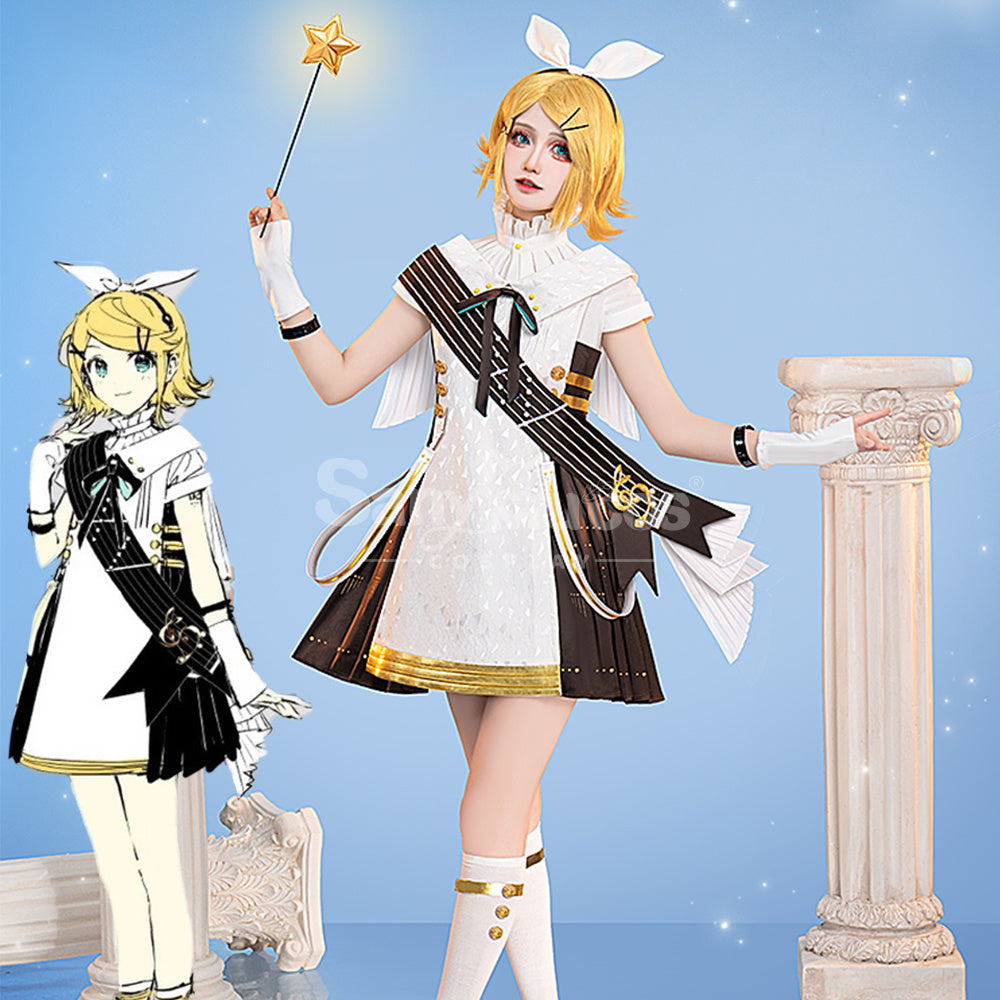 【In Stock】Vocaloid Hatsune Miku Cosplay 15th Anniversary Symphony of Evil Kagamine Rin Cosplay Costume