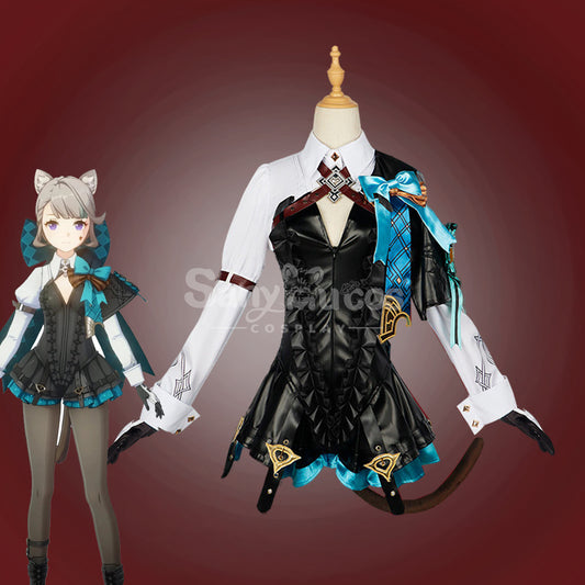 【In Stock】Game Genshin Impact Cosplay Lynette Cosplay Costume Plus Size 1000