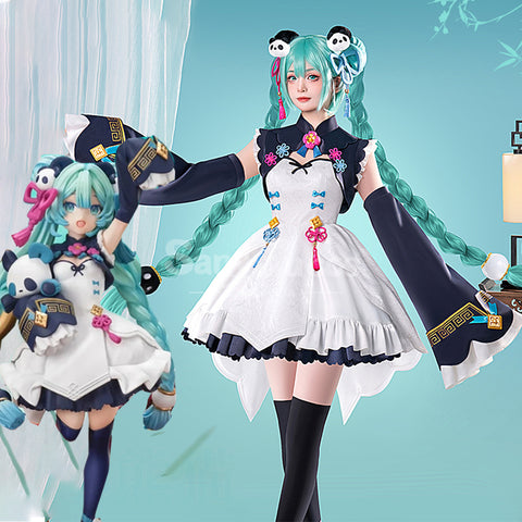 【In Stock】Vocaloid Hatsune Miku Cosplay Hatsune Miku Red Panda Cosplay Costume