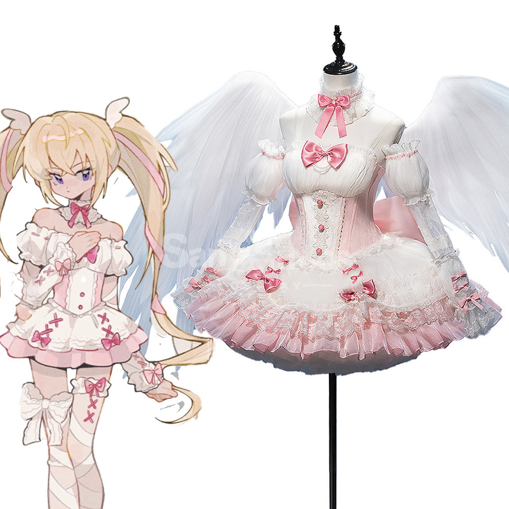 【Pre-Sale】Anime Shugo Chara! Cosplay Tsukiyomi Utau Angel Cosplay Costume