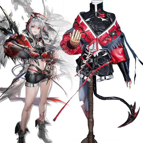 【In Stock】Game Arknights Cosplay Wiš’adel Cosplay Costume Cosplay Costumes