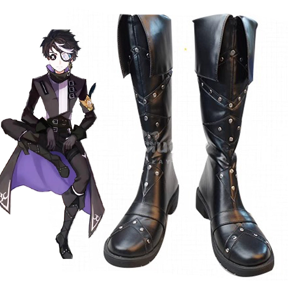Game Identity V Cosplay Seer (Eli Clark) skin Noir Cosplay Shoes