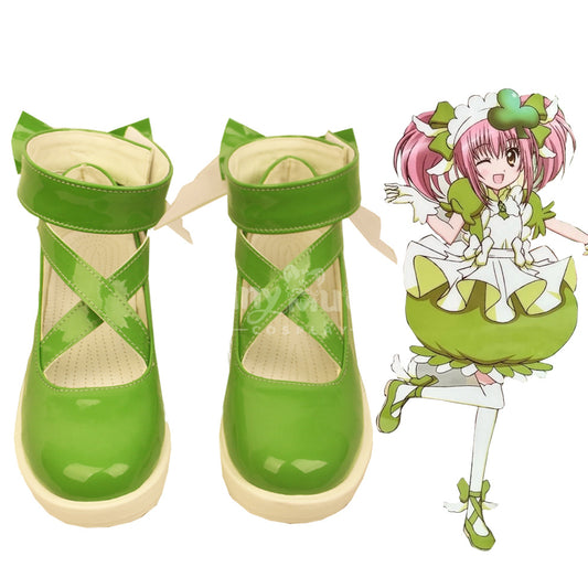 Anime Shugo Chara! Cosplay Amulet Clover Hinamori Amu Cosplay Shoes 1000