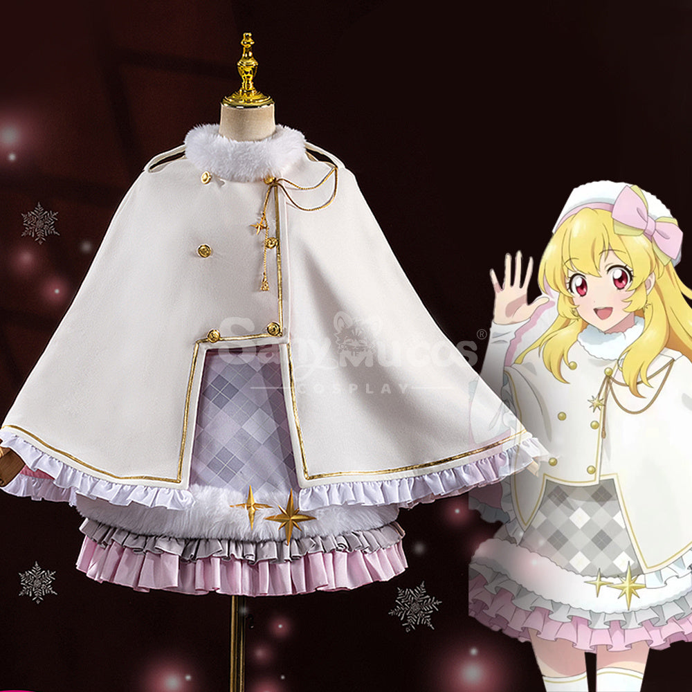 【In Stock】Anime Aikatsu! Cosplay Ichigo Hoshimiya Winter Clothing Cosplay Costume