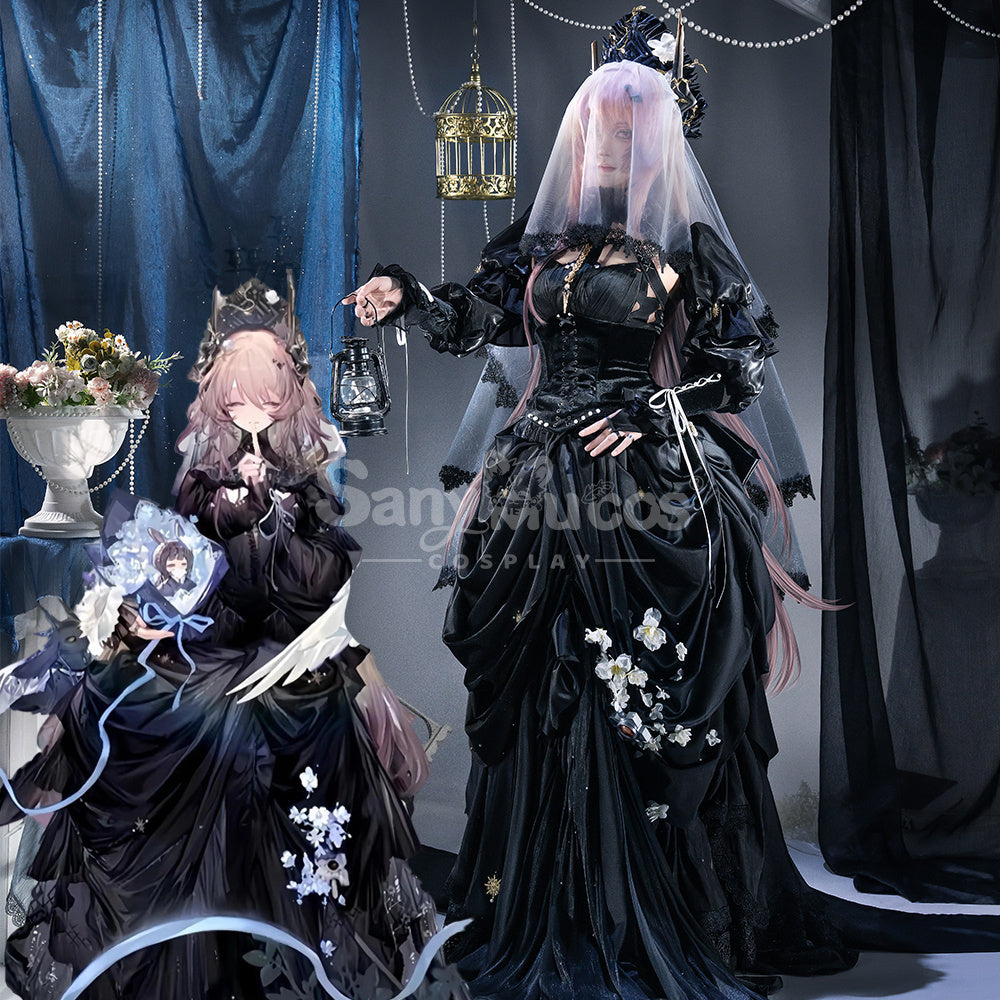 【Pre-Sale】Game Arknights Cosplay Theresa Requiem Cosplay Costume Premium Edition