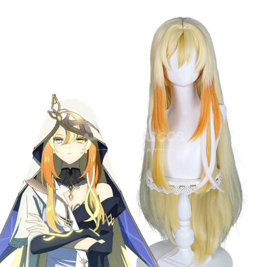 【In Stock】Game Genshin Impact Cosplay Rhinedottir / Gold Cosplay Wig 1000