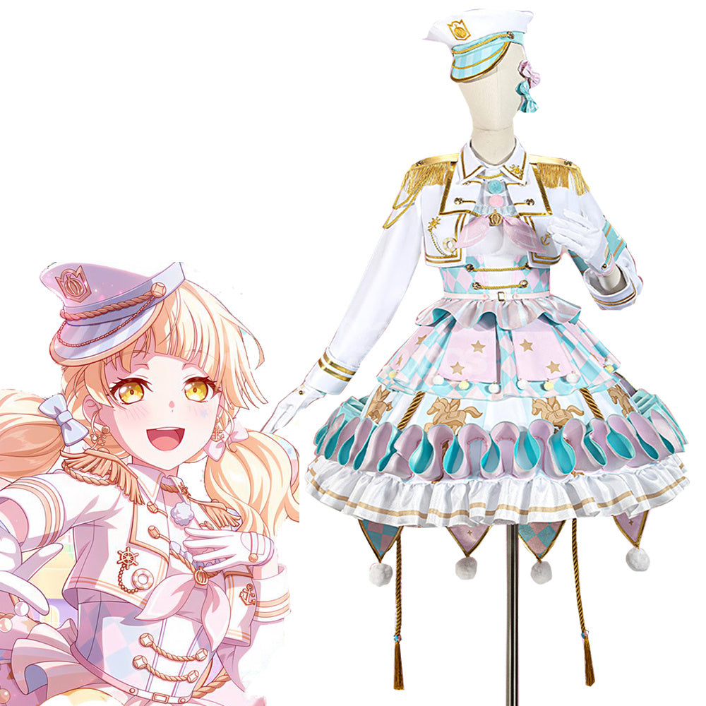 【Pre-Sale】Anime BanG Dream! Cosplay Kokoro Tsurumaki Cosplay Costume