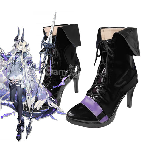 Game Arknights Cosplay Necrass Cosplay Shoes