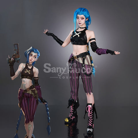 【In Stock】Game League Of Legends Cosplay Jinx Cosplay Costume