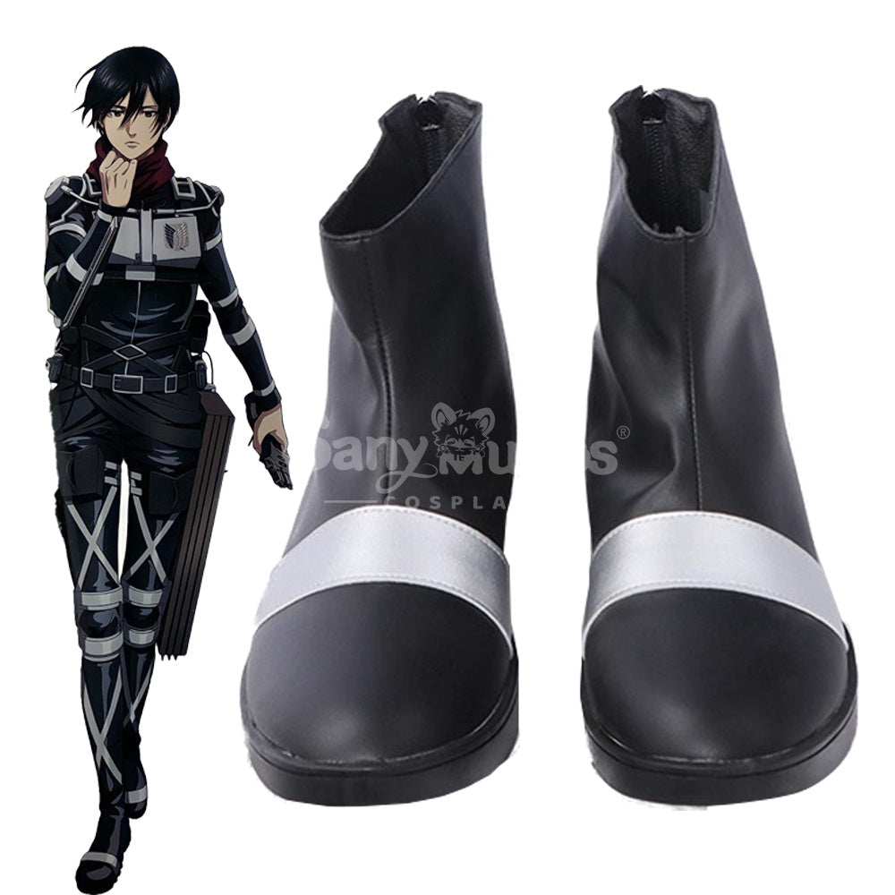 Anime Attack On Titan Cosplay Survey Corps Cosplay Shoes