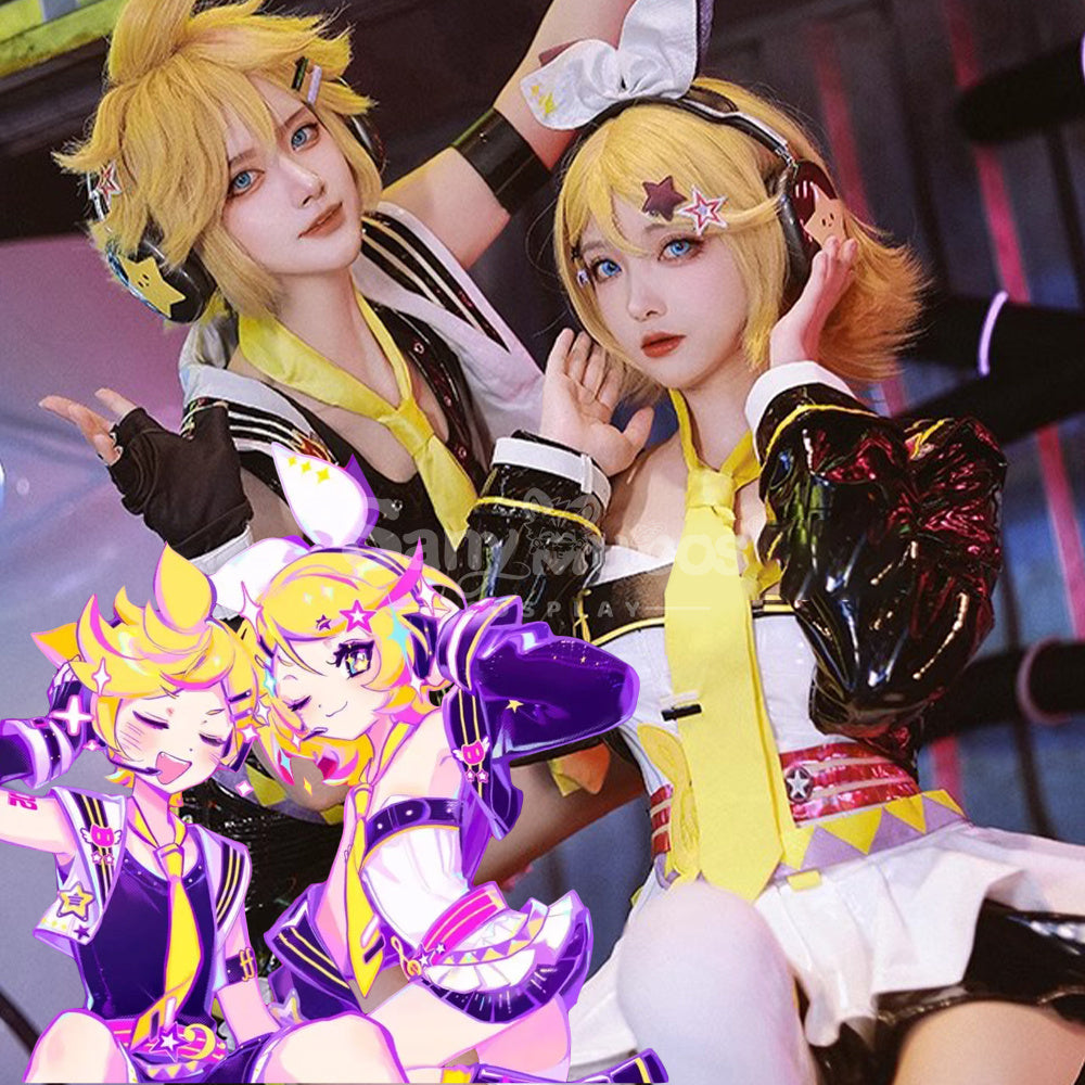 【Pre-Sale】Game Muse Dash Cosplay Kagamine Rin/Len collab Cosplay Costume Cosplay Costumes