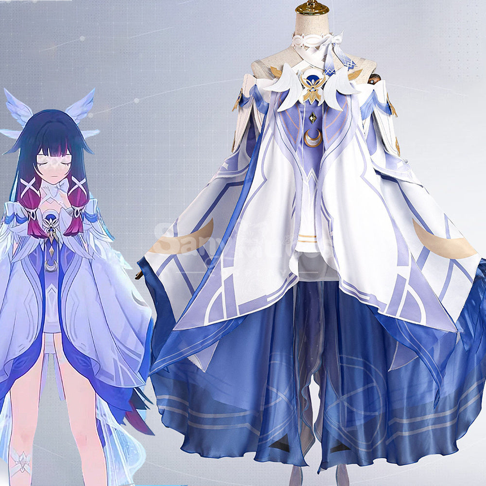 【In Stock】Game Genshin Impact Cosplay Natlan Columbina Cosplay Costume Plus Size
