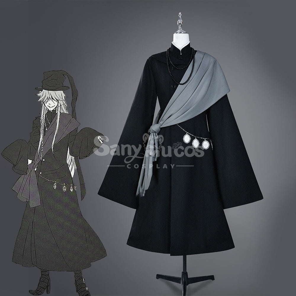 【In Stock】Anime Black Butler Cosplay Undertaker Cosplay Costume Plus Size
