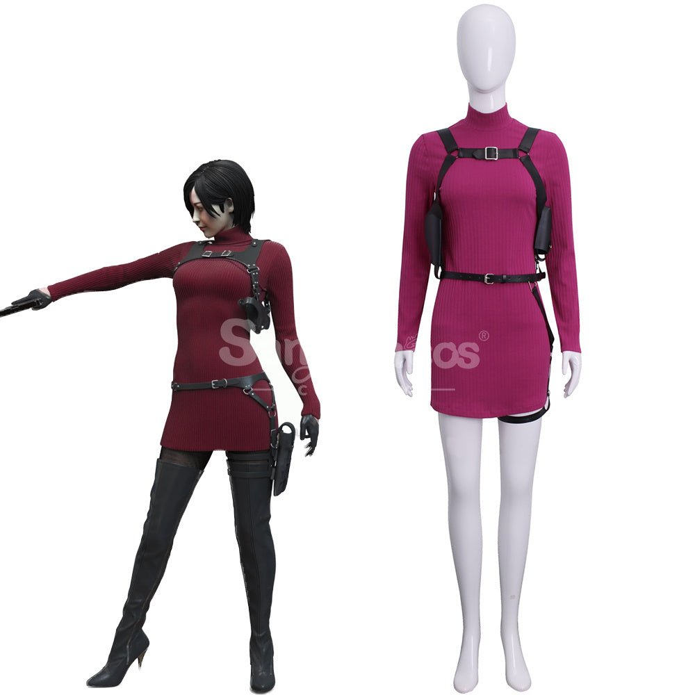 【In Stock】Game Resident Evil 4 Remake Cosplay Ada Wong Sweater Cosplay Costume
