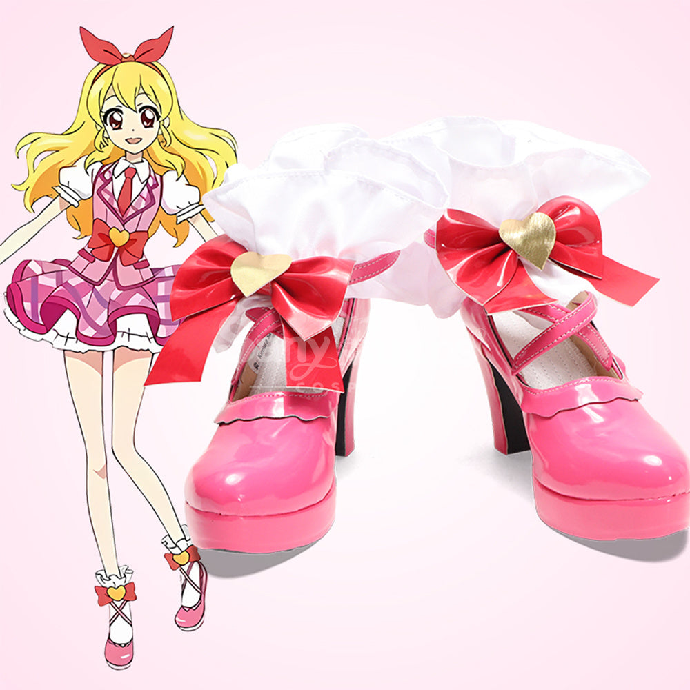 Anime Aikatsu! Cosplay Ichigo Hoshimiya Cosplay Shoes