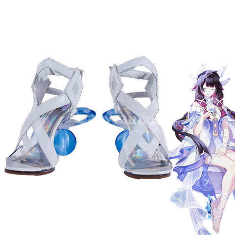 Game Genshin Impact Cosplay Natlan Columbina Cosplay Shoes
