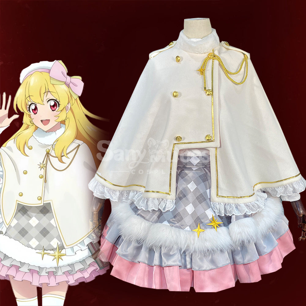 【In Stock】Anime Aikatsu! Cosplay Ichigo Hoshimiya Winter Cosplay Costume
