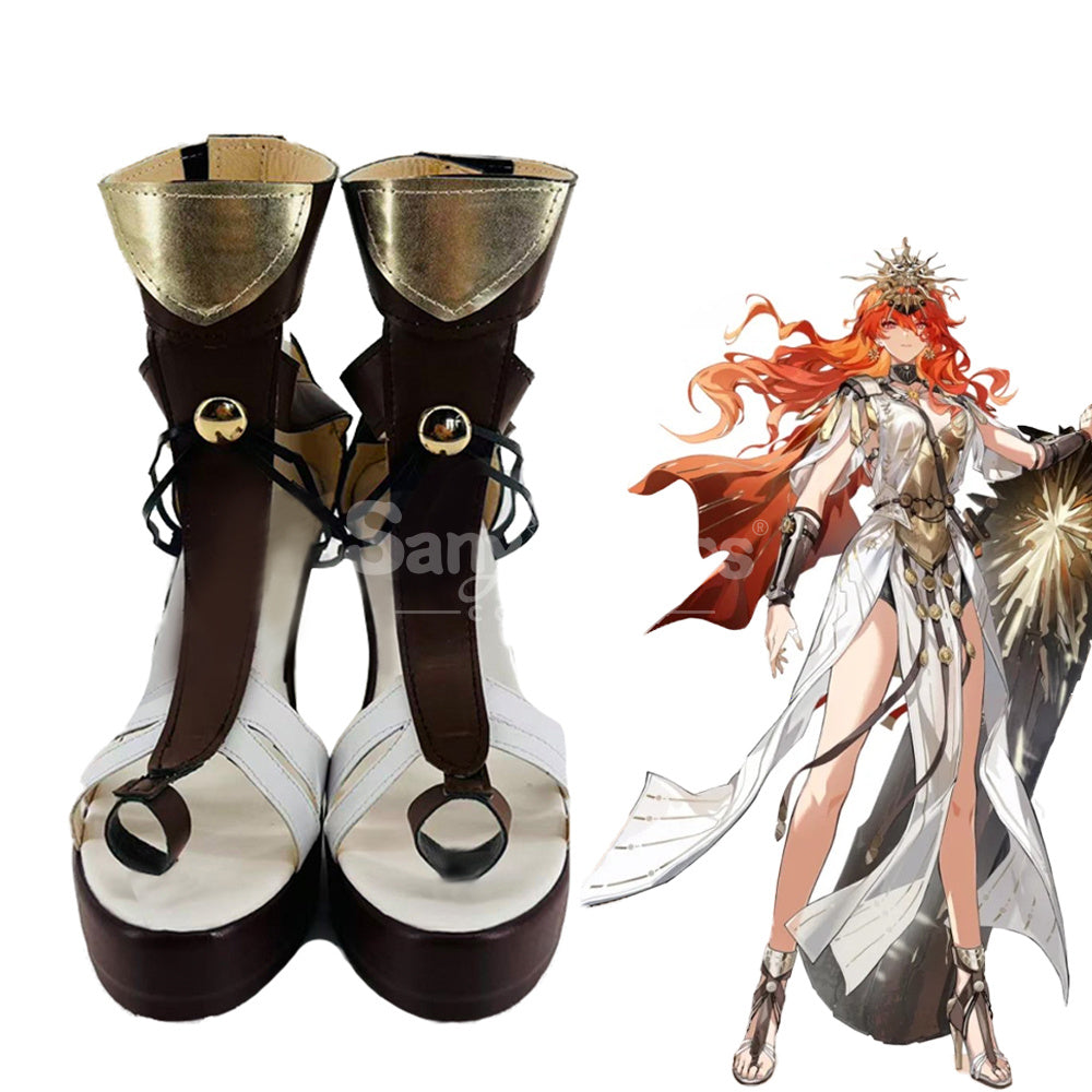 Game Wuthering Waves Cosplay AUGUSTA Cosplay Shoes