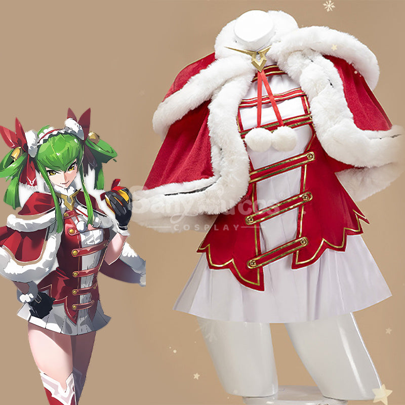 【Pre-Sale】Anime Code Geass Cosplay Christmas C.C. Cheongsam Cosplay Costume