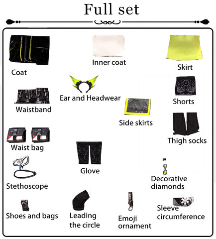 【In Stock】Game Arknights Cosplay Mon3tr Cosplay Costume