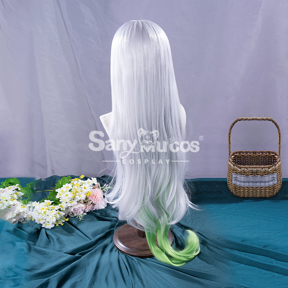 【In Stock】Game Genshin Impact Nahida Kusanali Lesser Lord White And Green Weave Long Cosplay