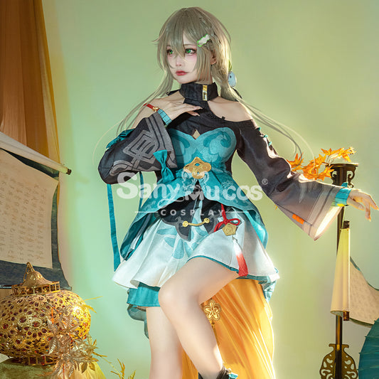 【48H To Ship】Game Honkai: Star Rail Cosplay Qingque Cosplay Costume Premium Edition 1000