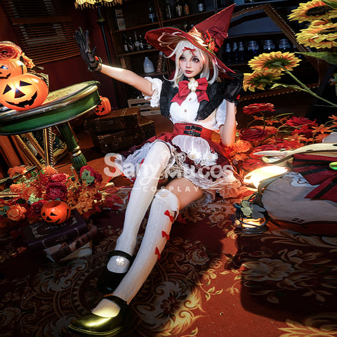 【48H To Ship】Game Genshin Impact Cosplay Blossoming Starlight Klee Cosplay Costume Premium Edition