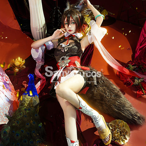 【48H To Ship】Game Honkai: Star Rail Cosplay Xianzhou Alliance Tingyun Cosplay Costume Premium Edition