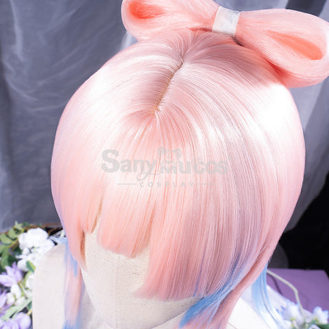 【In Stock】Game Genshin Impact Sangonomiya Kokomi Pink And Blue Gradient Long Cosplay Wig Wigs