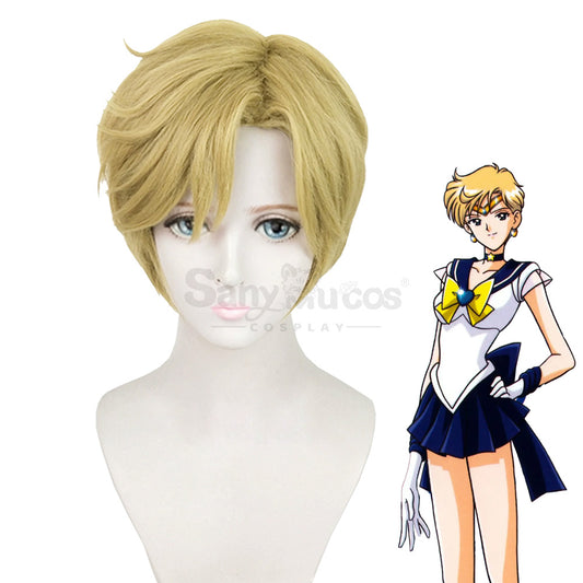 【In Stock】Anime Sailor Moon Cosplay Sailor Uranus Haruka Tenou Cosplay Wig 1000