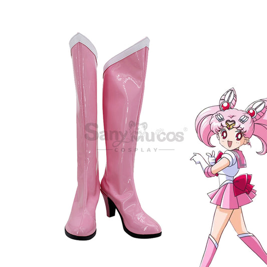【In Stock】Anime Sailor Moon Cosplay Sailor Chibi Moon Chibiusa Tsukino Cosplay Shoes 1000