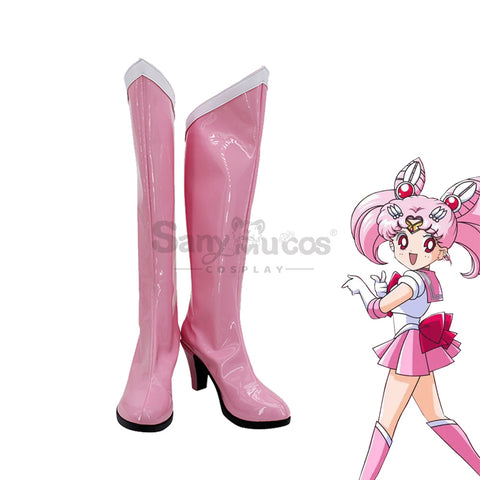 【In Stock】Anime Sailor Moon Cosplay Sailor Chibi Moon Chibiusa Tsukino Cosplay Shoes