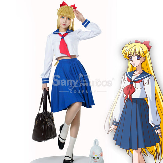 【In Stock】Anime Sailor Moon Crystal Cosplay Sailor Venus Minako Aino Uniform Cosplay Costume 1000